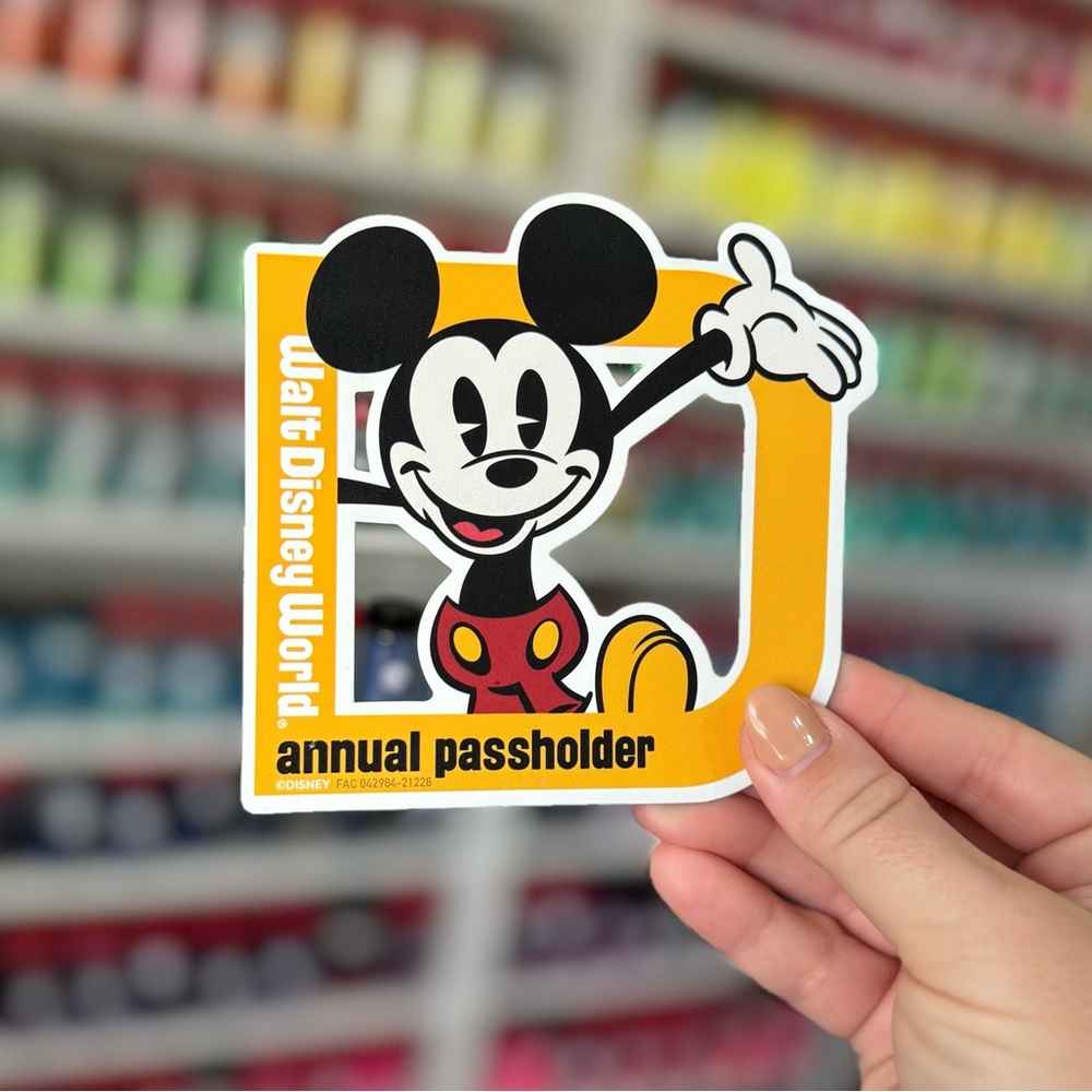 NEW Walt Disney World Annual Passholder Pass Car Magnet